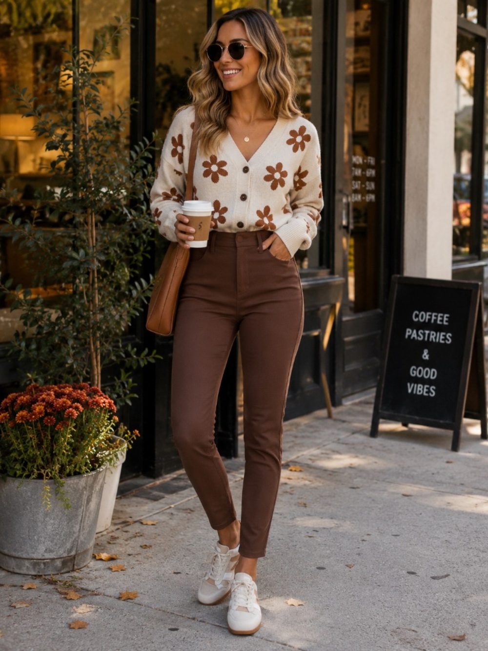 {Dazz} High Waisted Skinny Legged Pants